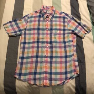 Brooks Brothers Linen Button Down Shirt
